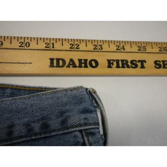 Levi's 550 Jeans Mens 46x32 Blue Denim Relaxed Fit Light Wash Straight - Picture 10 of 13